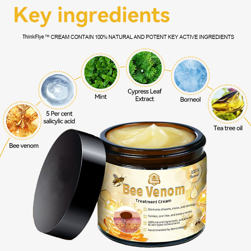 ThinkFlye™ Bee Venom Skin Treatment Cream（𝐴𝐴𝐷 𝑅𝑒𝑐𝑜𝑚𝑚𝑒𝑛𝑑𝑒𝑑）